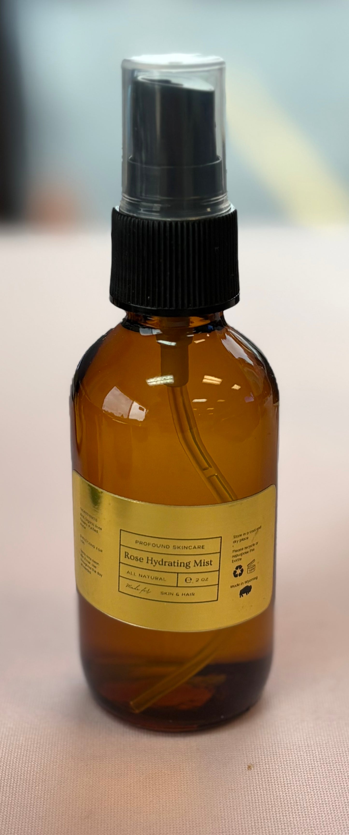 Organic Rose Water Hydrating Mist